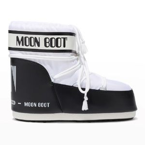 Moon Boot Classic Bicolor Lace-Up Short Snow Boots